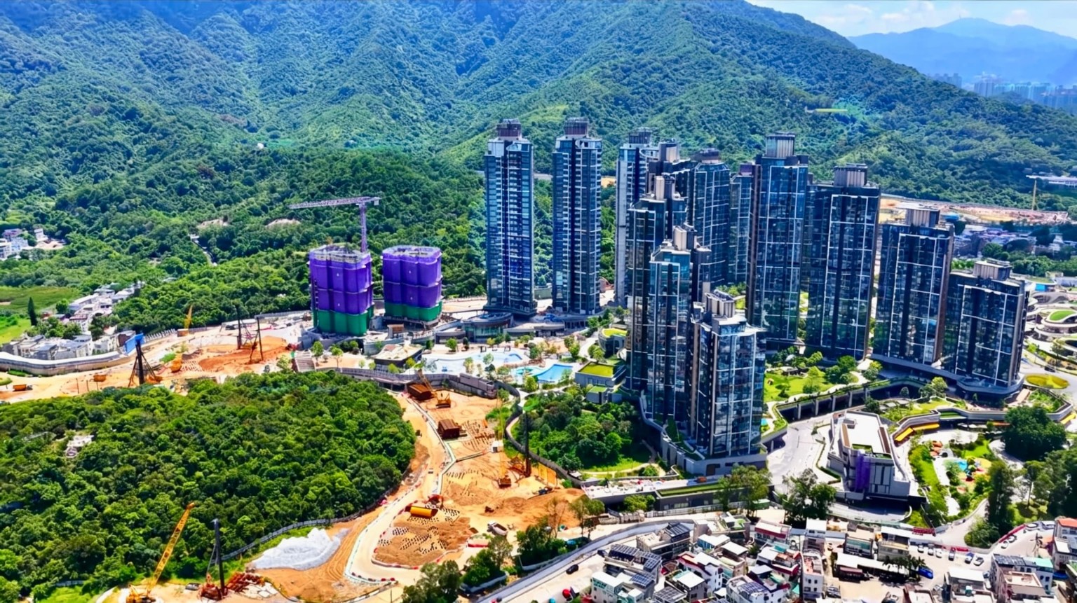 SIERRA SEA 西沙住宅群及施工區域航拍圖片